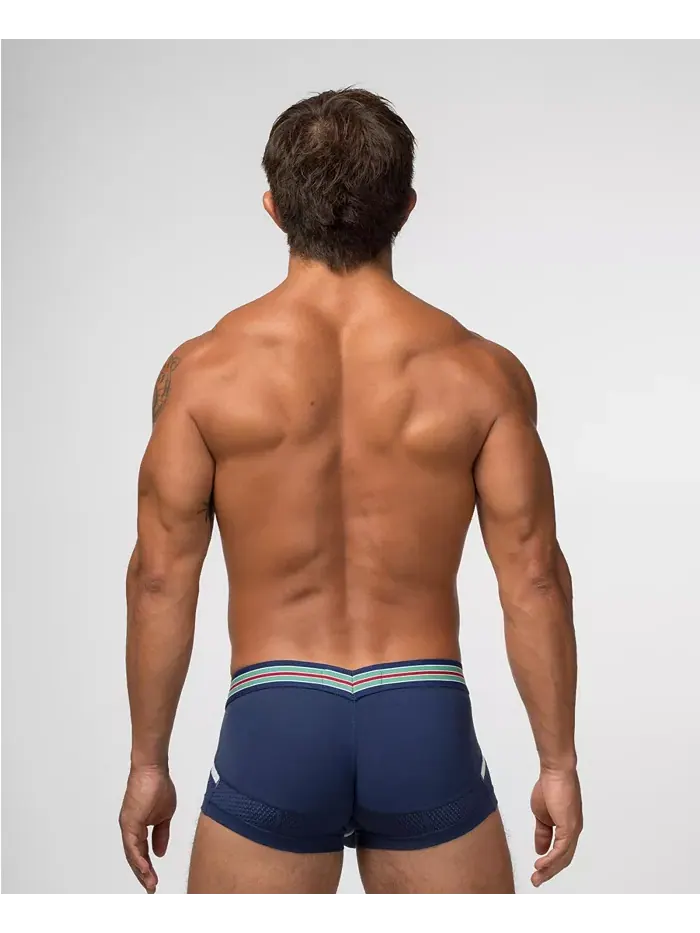 Мужские трусы VARSITY Anatomic Mini Trunk Rounderbum — изображение 4 из 5, синий