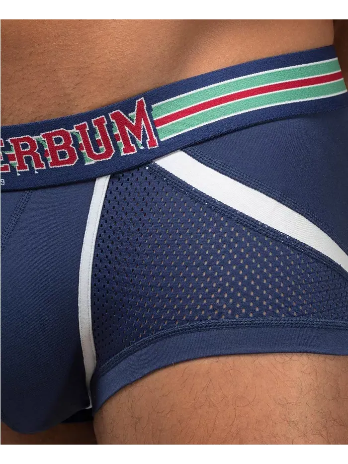 Мужские трусы VARSITY Anatomic Mini Trunk Rounderbum — изображение 5 из 5, синий