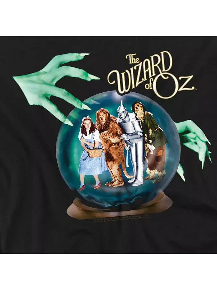 Футболка Big & Tall The Crystal Ball Wizard Of Oz — изображение 3 из 3, черный