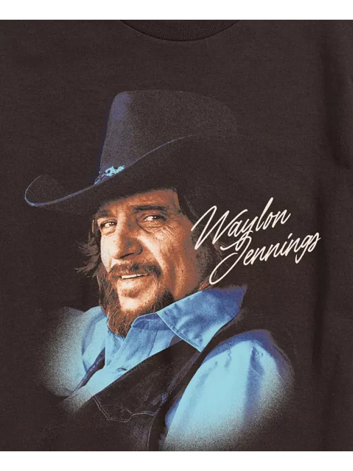 Мужская футболка Waylon Jennings Core с короткими рукавами Airwaves — изображение 2 из 3, коричневый