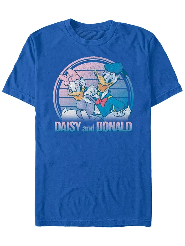 Мужская футболка с коротким рукавом Daisy And Donald Fifth Sun — изображение 1 из 1, синий