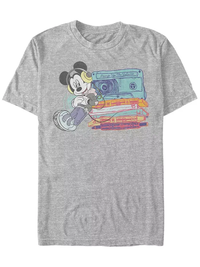 Мужская футболка с коротким рукавом Mickey Tapes Fifth Sun — изображение 1 из 1, серый
