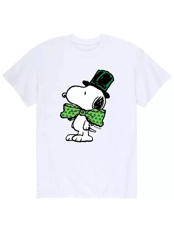 Мужская футболка Peanuts St Patrick's AIRWAVES — изображение 1 из 2, белый