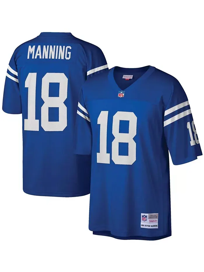Мужская реплика джерси Peyton Manning в королевском цвете Indianapolis Colts из коллекции Legacy — изображение 1 из 3