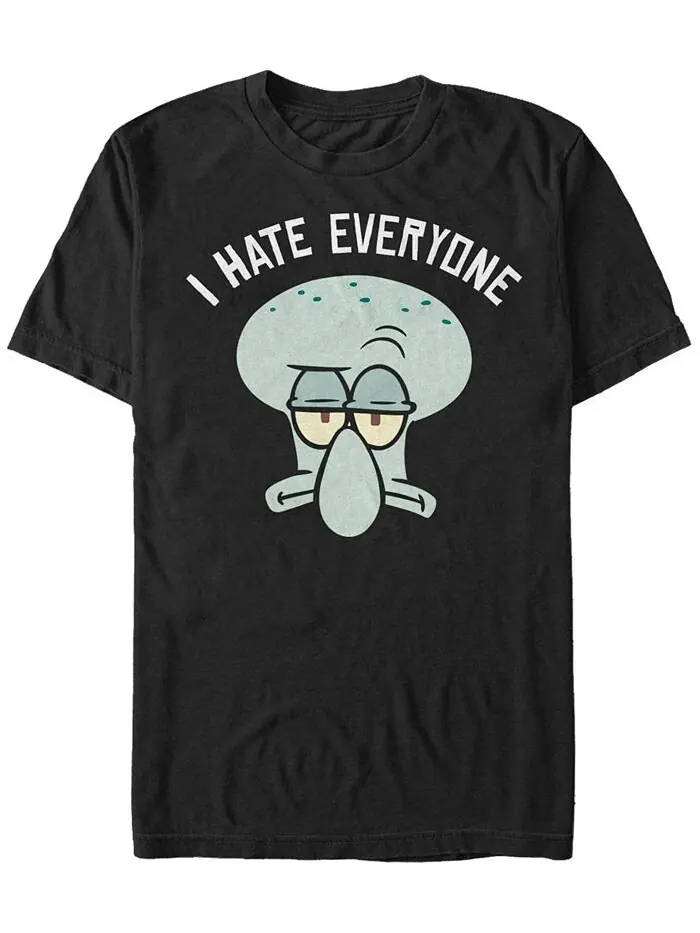 Мужская футболка с короткими рукавами и круглым вырезом Hate Everything Fifth Sun — изображение 1 из 1, черный
