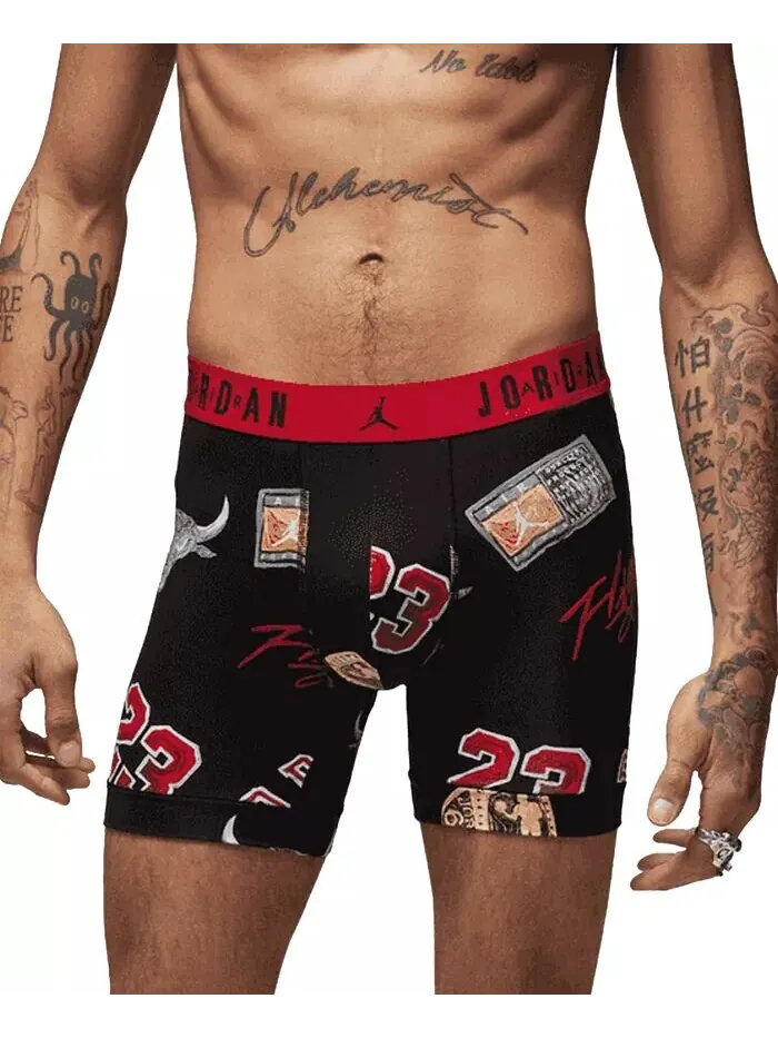 Комплект из 2 мужских боксеров-боксеров с принтом MJ Essentials Poly Dri-FIT Jordan — изображение 1 из 11, голубой