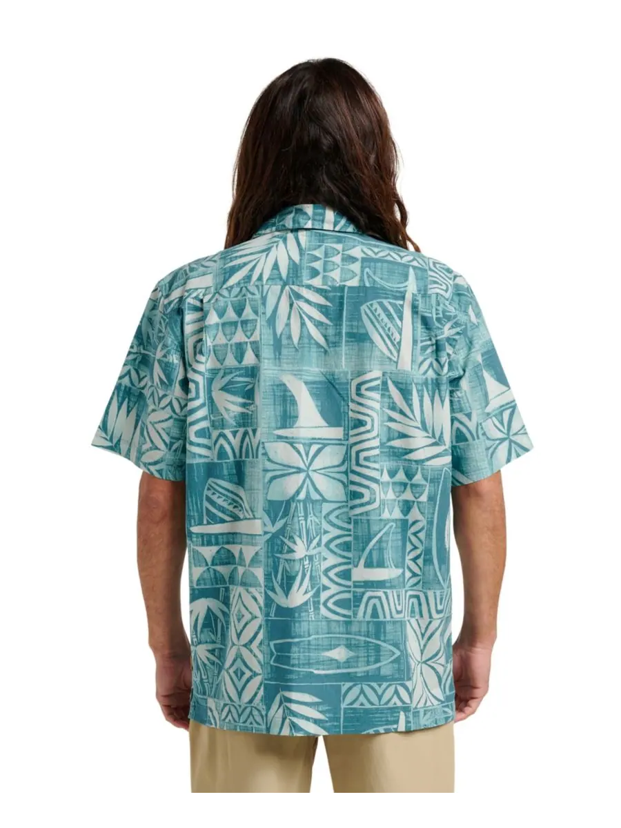 Мужская рубашка Quiksilver Comfort Fit Quiksilver Waterman — изображение 2 из 7, голубой