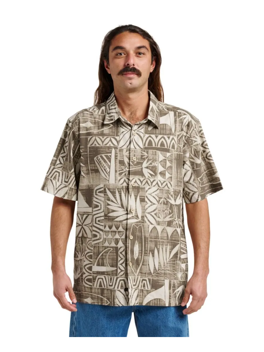 Мужская рубашка Quiksilver Comfort Fit Quiksilver Waterman — изображение 1 из 4, лунный свет
