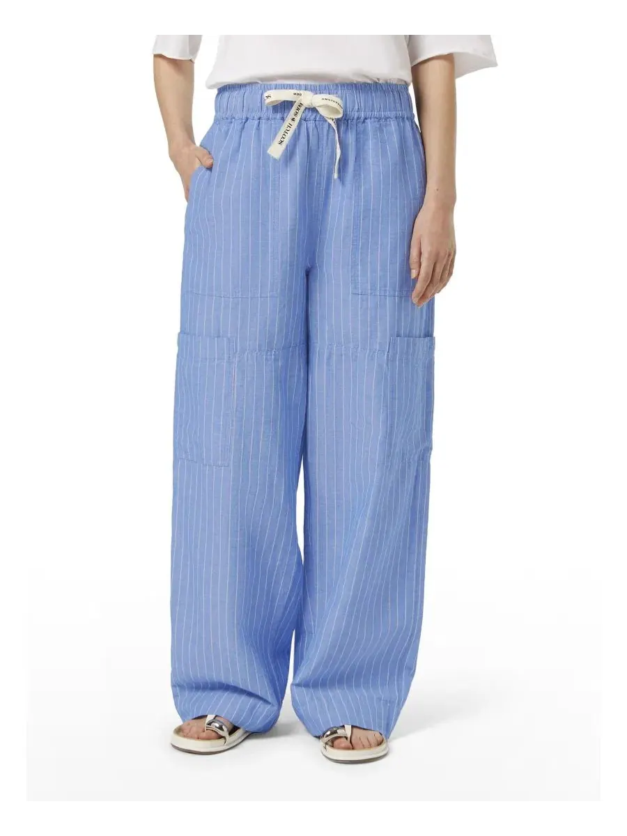 Брюки карго с высокой посадкой и широкими штанинами Noa High-Rise Wide-Leg Pull On Cargo Pant — изображение 1 из 6
