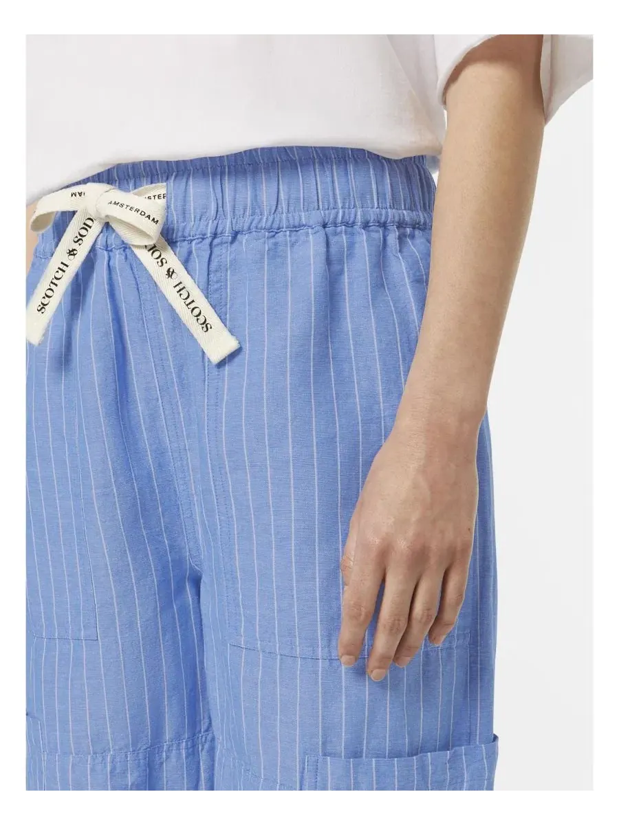 Брюки карго с высокой посадкой и широкими штанинами Noa High-Rise Wide-Leg Pull On Cargo Pant — изображение 4 из 6