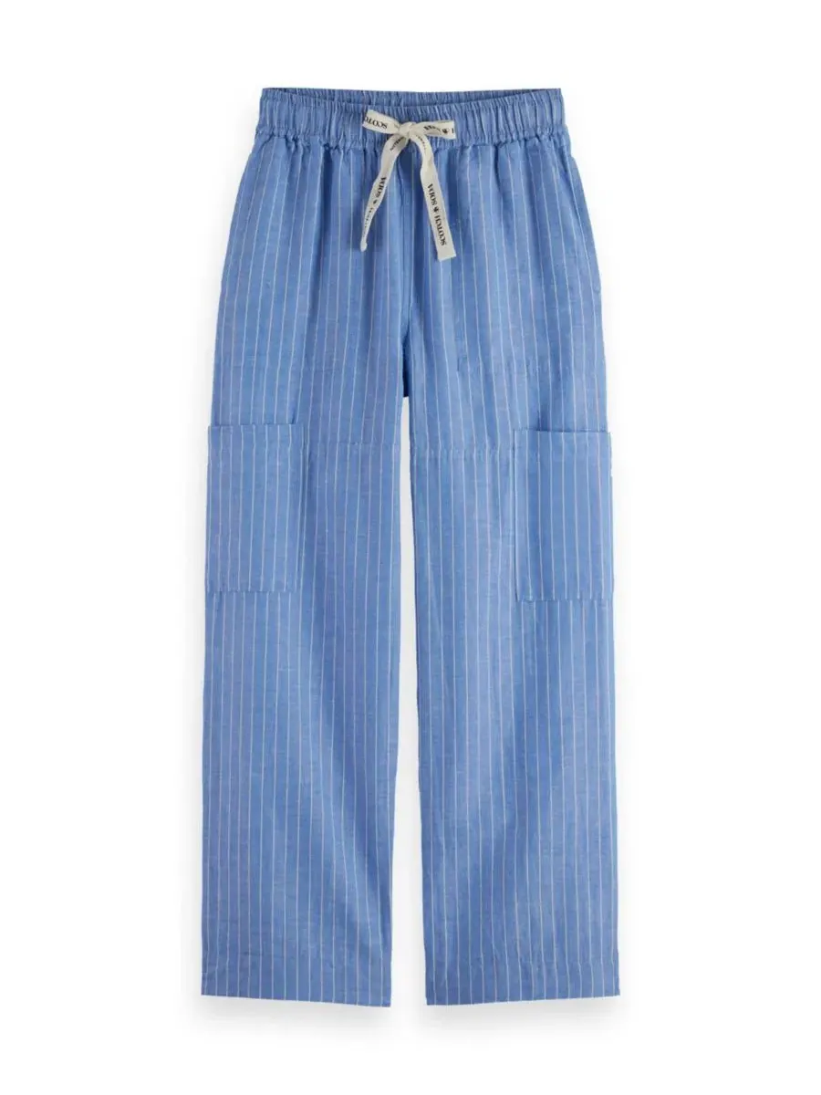 Брюки карго с высокой посадкой и широкими штанинами Noa High-Rise Wide-Leg Pull On Cargo Pant — изображение 5 из 6