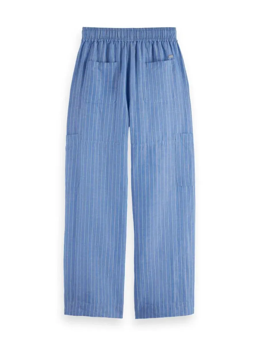 Брюки карго с высокой посадкой и широкими штанинами Noa High-Rise Wide-Leg Pull On Cargo Pant — изображение 6 из 6