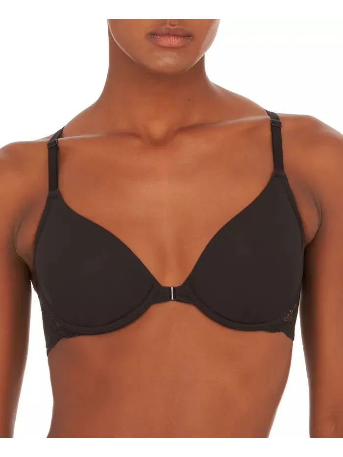 Женский бюстгальтер на косточках Lush Front Close Contour 728309 Natori — изображение 5 из 7, черный