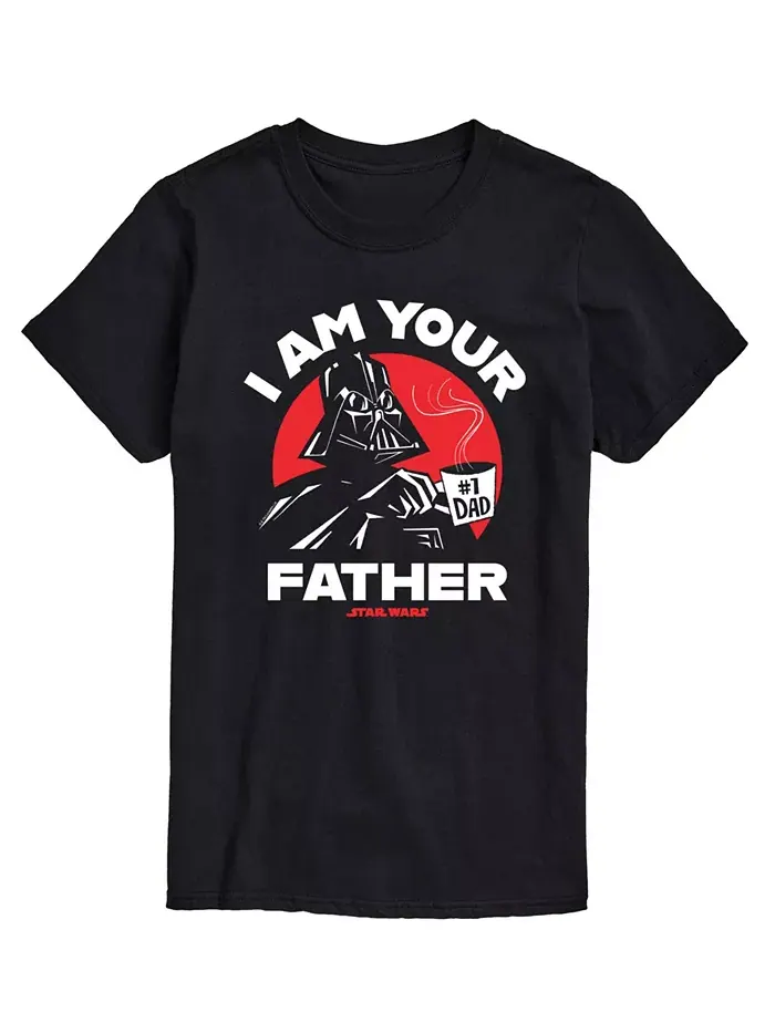 Мужская футболка с коротким рукавом Star Wars I Am Your Father AIRWAVES — изображение 1 из 3, черный
