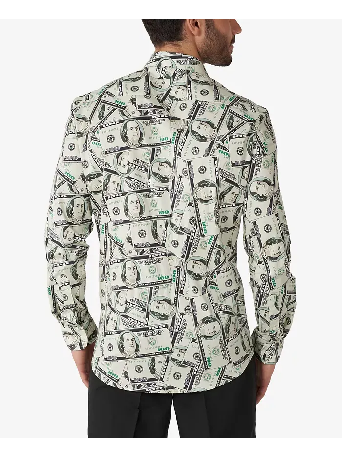 Мужская принтованная рубашки для тематических вечеринок для мужчин OppoSuits — изображение 2 из 3, мульти