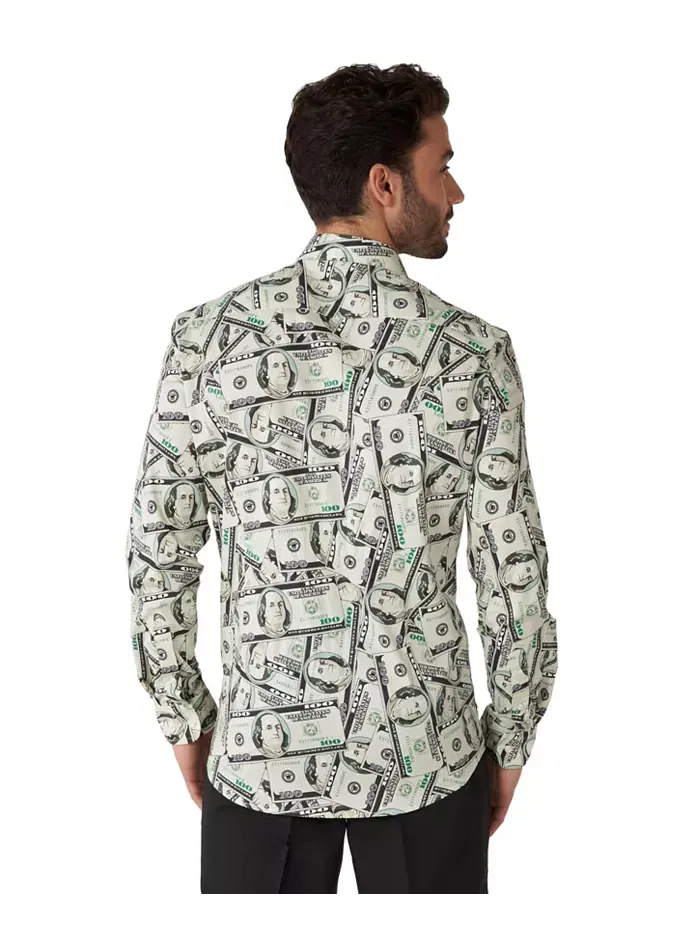Мужская принтованная рубашки для тематических вечеринок для мужчин OppoSuits — изображение 3 из 3, мульти