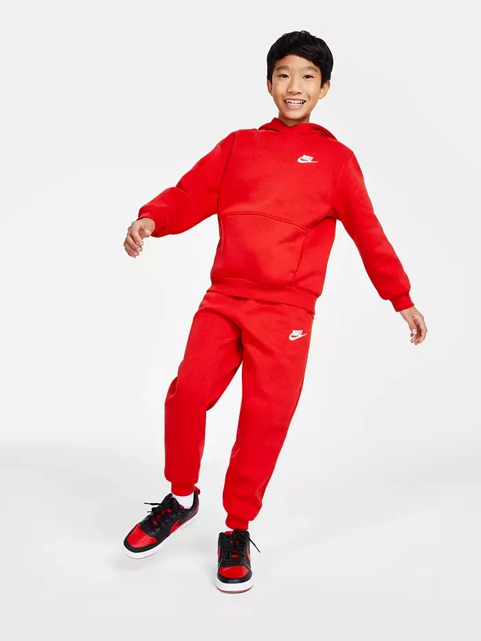 Большие детские спортивные вещи Club Fleece худи, джоггеры и кроссовки Court Borough Low Recraft от — изображение 1 из 3