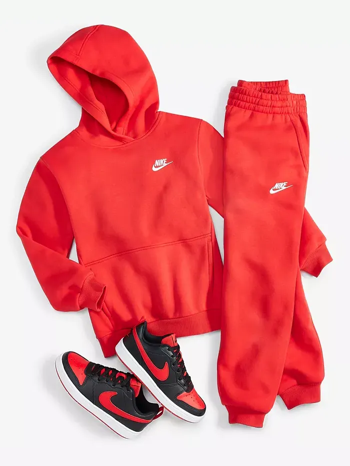 Большие детские спортивные вещи Club Fleece худи, джоггеры и кроссовки Court Borough Low Recraft от — изображение 3 из 3