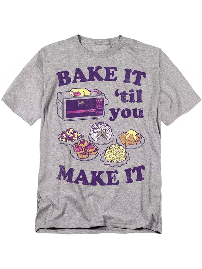 Футболка Big & Tall Easy Bake Oven Bake It and Make It All Hasbro+ — изображение 1 из 3, серый