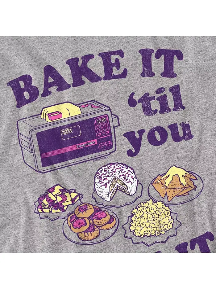 Футболка Big & Tall Easy Bake Oven Bake It and Make It All Hasbro+ — изображение 2 из 3, серый