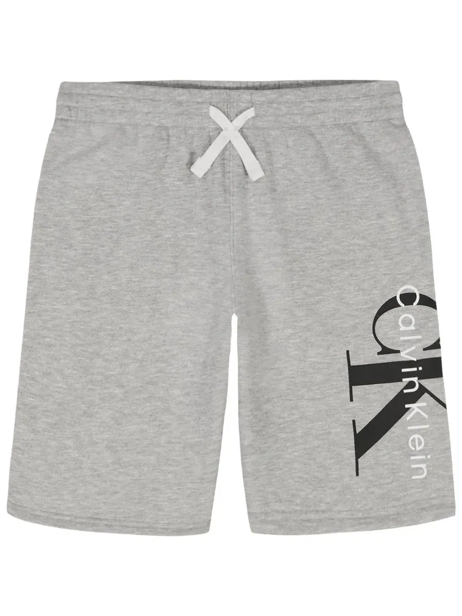Детские шорты CK Graphic Knit Pull-On Shorts (размер 8-20) из трикотажа с графическим принтом — изображение 3 из 7
