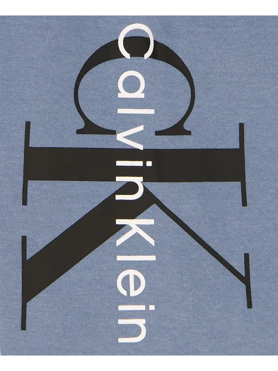 Детские шорты CK Graphic Knit Pull-On Shorts (размер 8-20) из трикотажа с графическим принтом — изображение 7 из 7