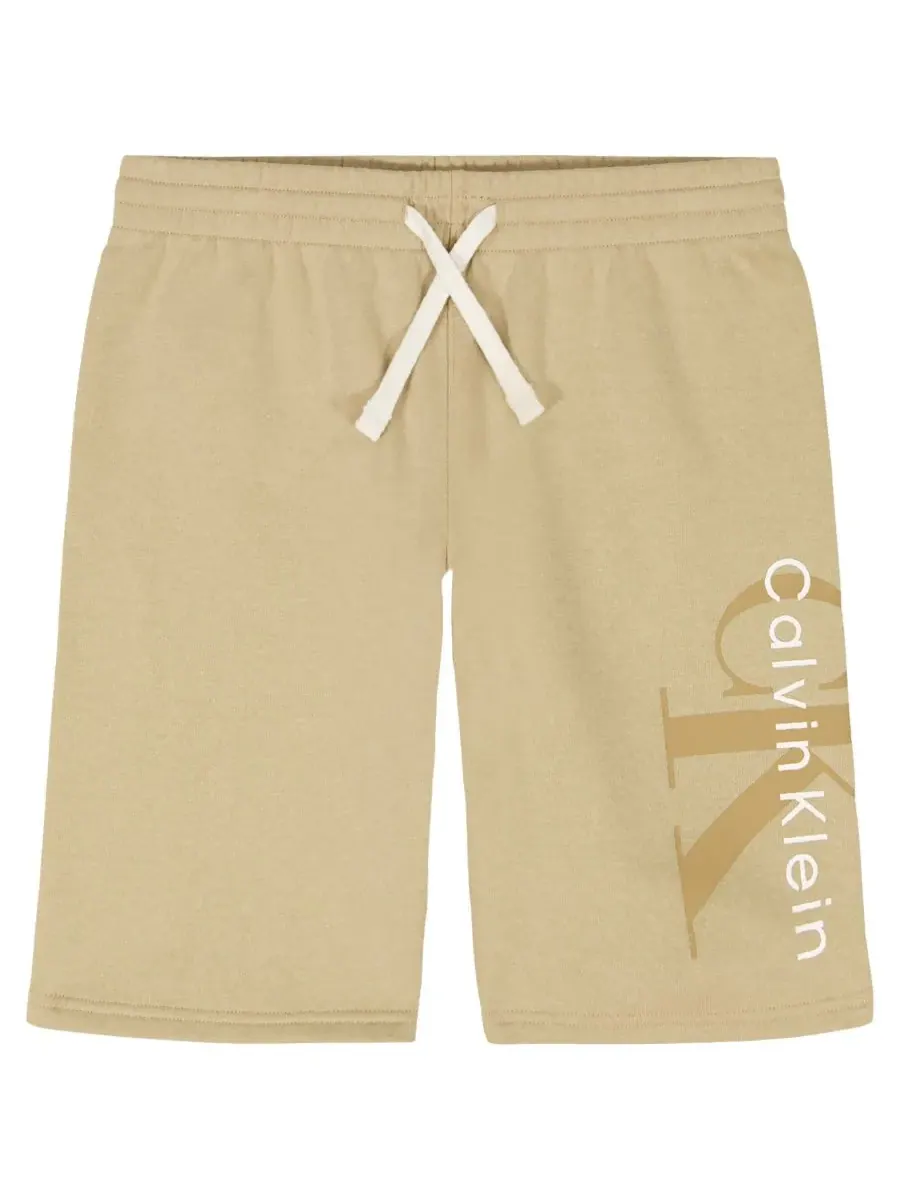 Детские шорты CK Graphic Knit Pull-On Shorts (размер 8-20) из трикотажа с графическим принтом