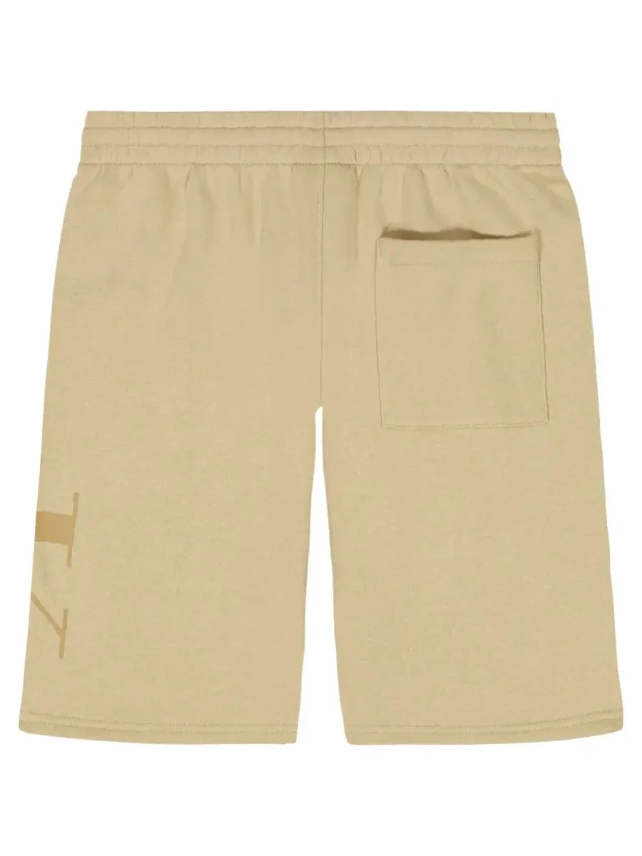 Детские шорты CK Graphic Knit Pull-On Shorts (размер 8-20) из трикотажа с графическим принтом — изображение 2 из 5, белый
