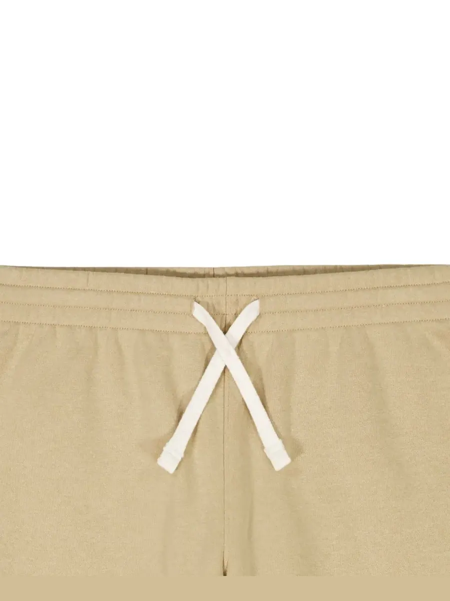 Детские шорты CK Graphic Knit Pull-On Shorts (размер 8-20) из трикотажа с графическим принтом — изображение 4 из 5, белый