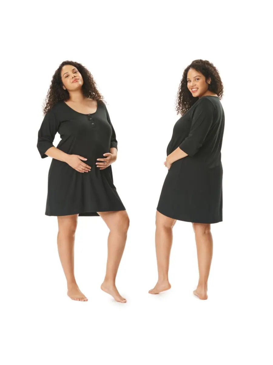 Ночная рубашка для беременных Motherhood Women's Maternity Sleep Henely с отверстием для кормления — изображение 3 из 4