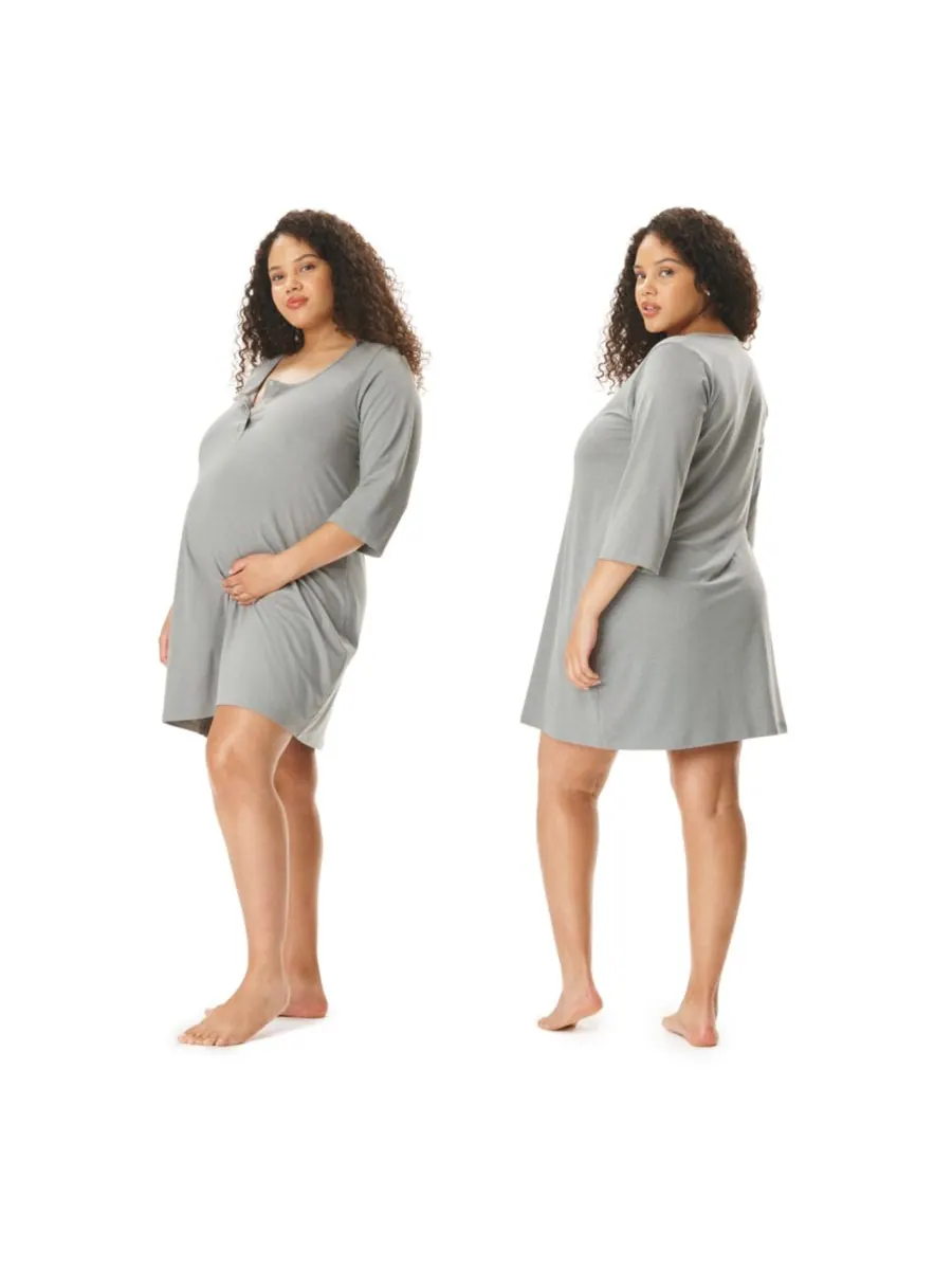 Ночная рубашка для беременных Motherhood Women's Maternity Sleep Henely с отверстием для кормления — изображение 3 из 4