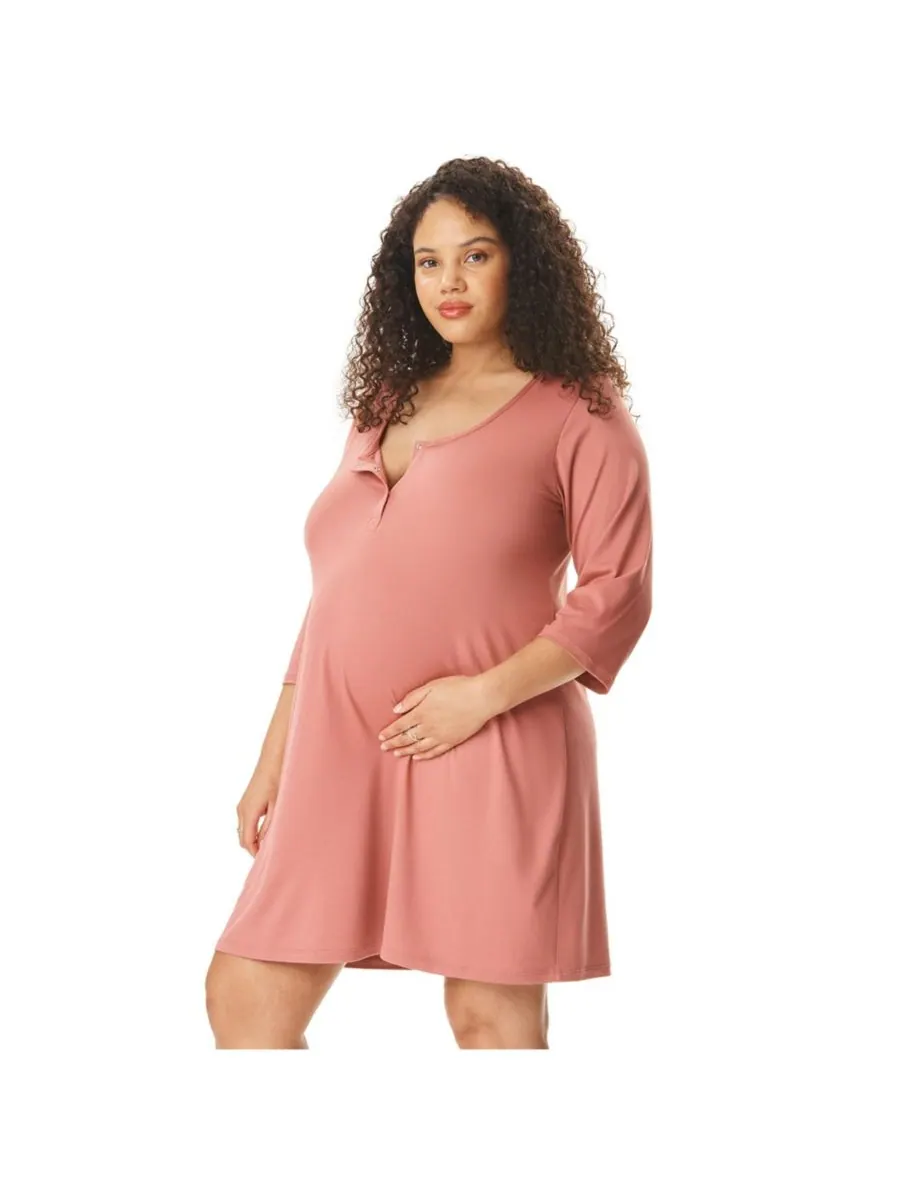 Ночная рубашка для беременных Motherhood Women's Maternity Sleep Henely с отверстием для кормления — изображение 1 из 4