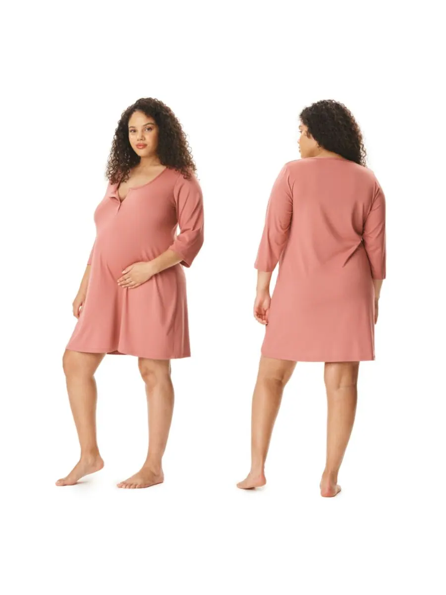 Ночная рубашка для беременных Motherhood Women's Maternity Sleep Henely с отверстием для кормления — изображение 4 из 4