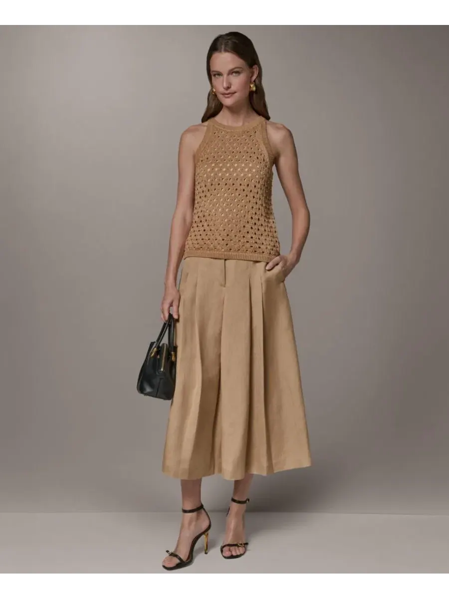 Свитер без рукавов с блестками Donna Karan New York — изображение 6 из 7, олененок