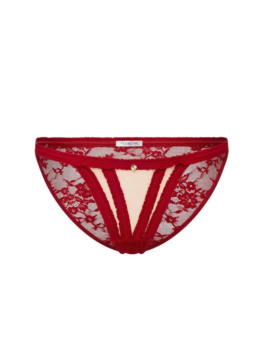 Женские трусики Lovisa Cheeky Adore Me — изображение 3 из 4, темный красный