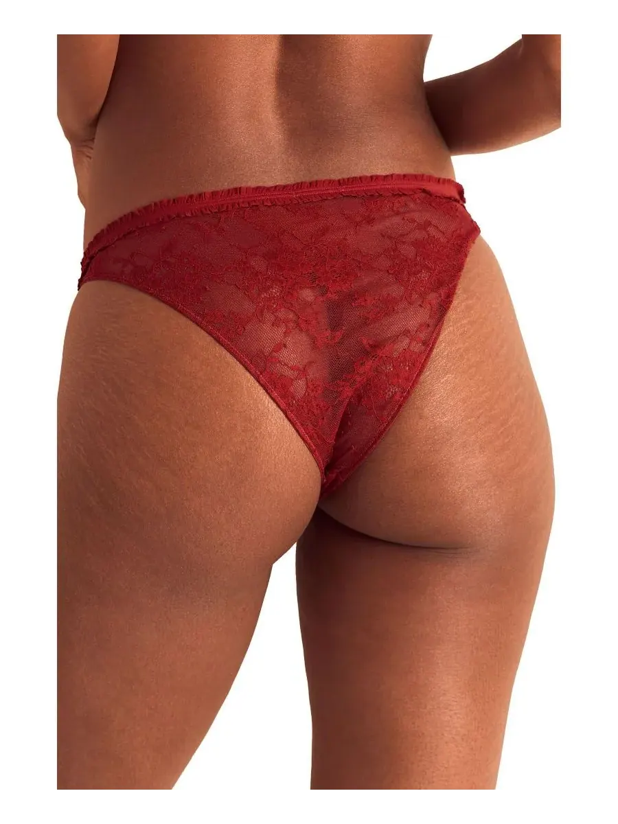 Женские трусики Lovisa Cheeky Adore Me — изображение 4 из 4, темный красный
