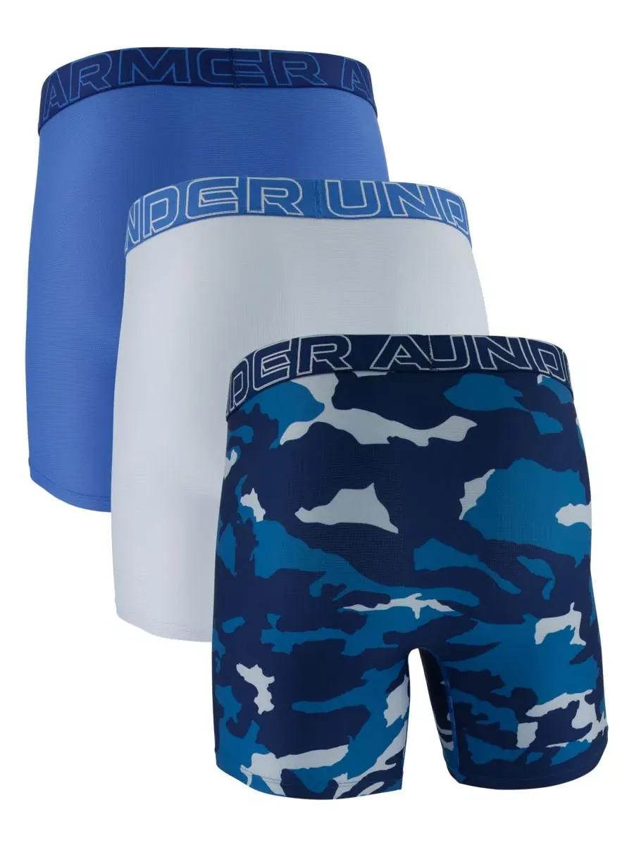Комплект трусов-боксеров из 3 шт., с технологией Odor Control Under Armour — изображение 2 из 3, синий