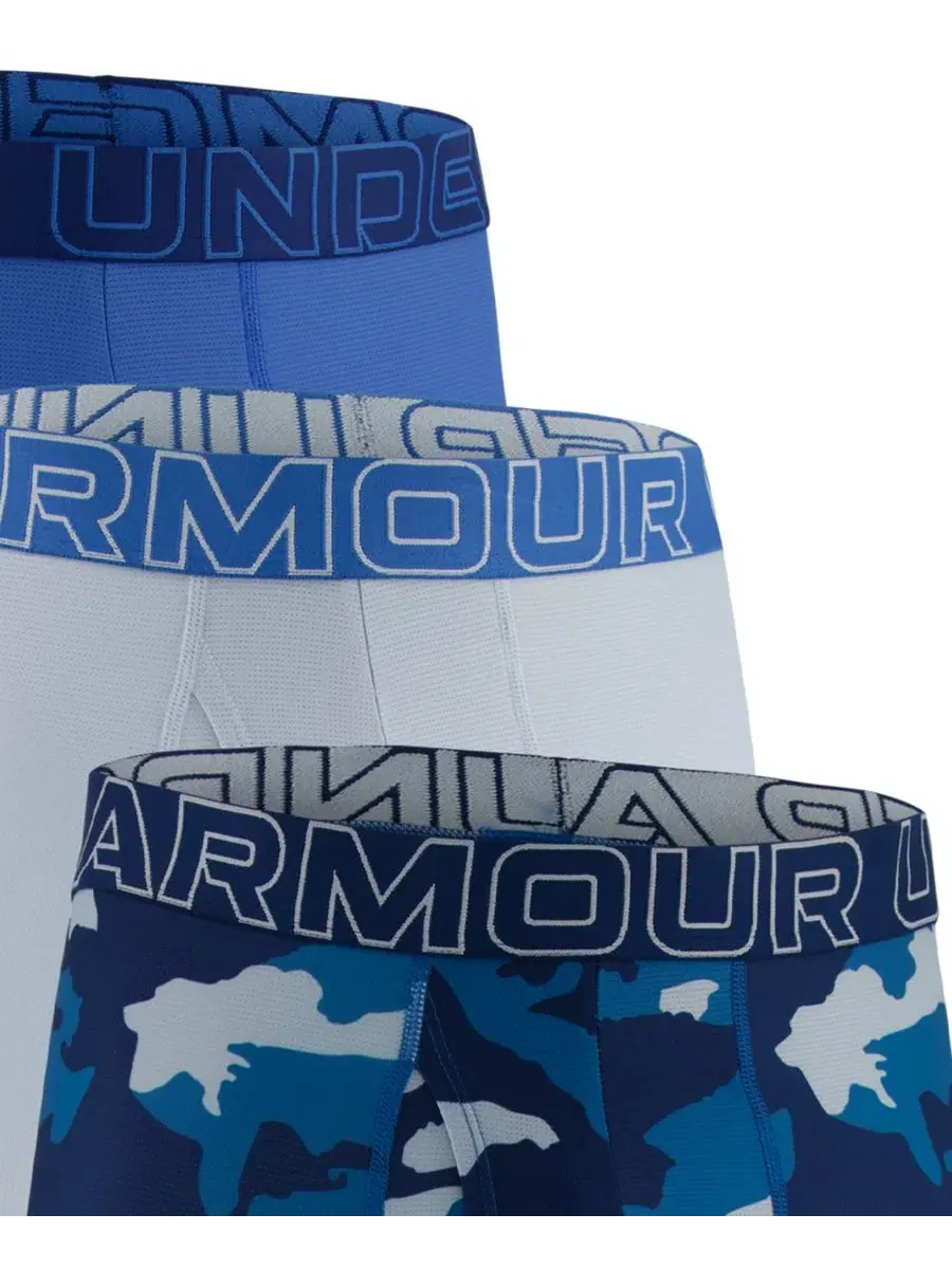 Комплект трусов-боксеров из 3 шт., с технологией Odor Control Under Armour — изображение 3 из 3, синий