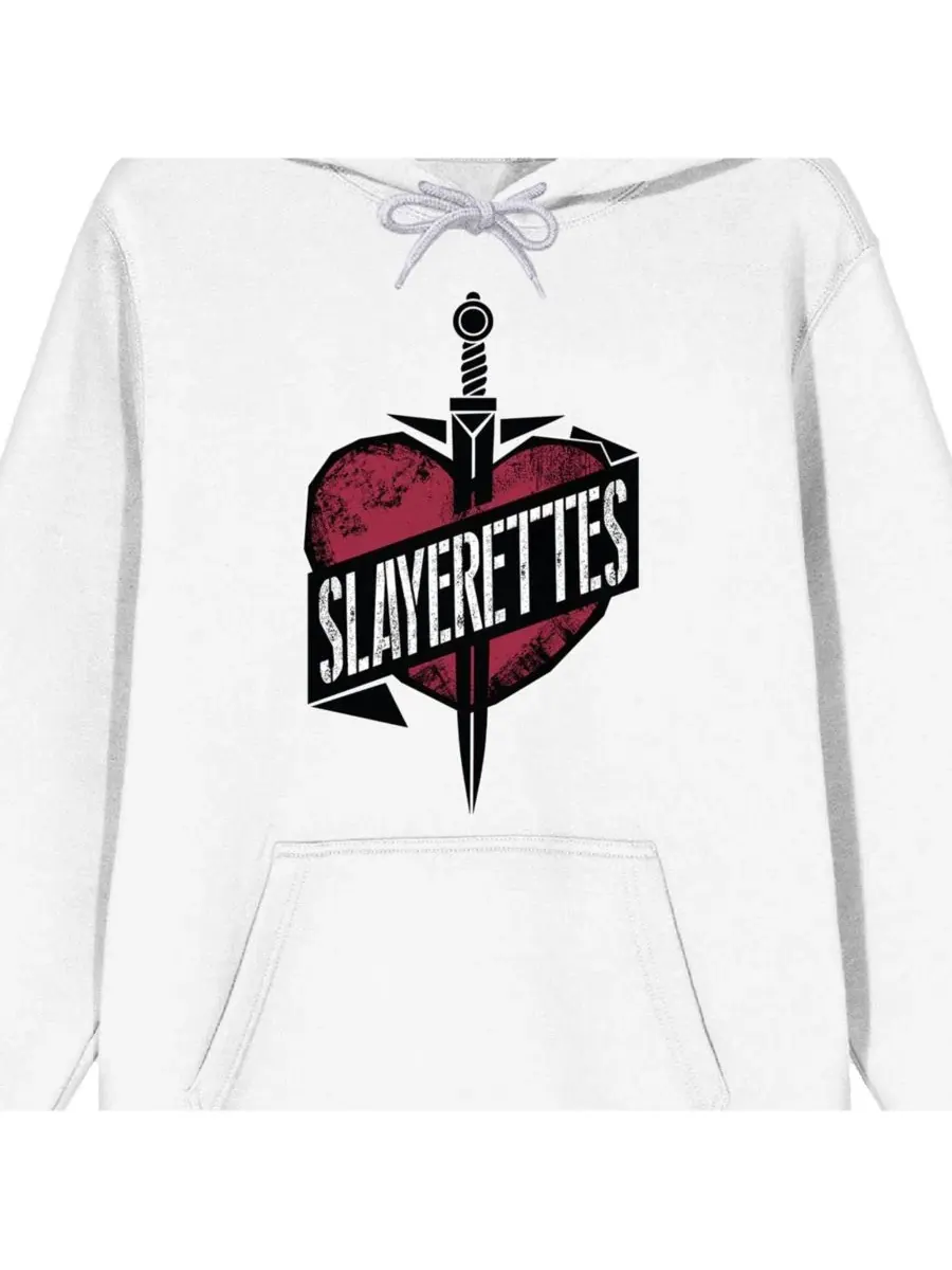 Худи с длинным рукавом и капюшоном Slayerettes Buffy The Vampire Slayer — изображение 2 из 3, белый
