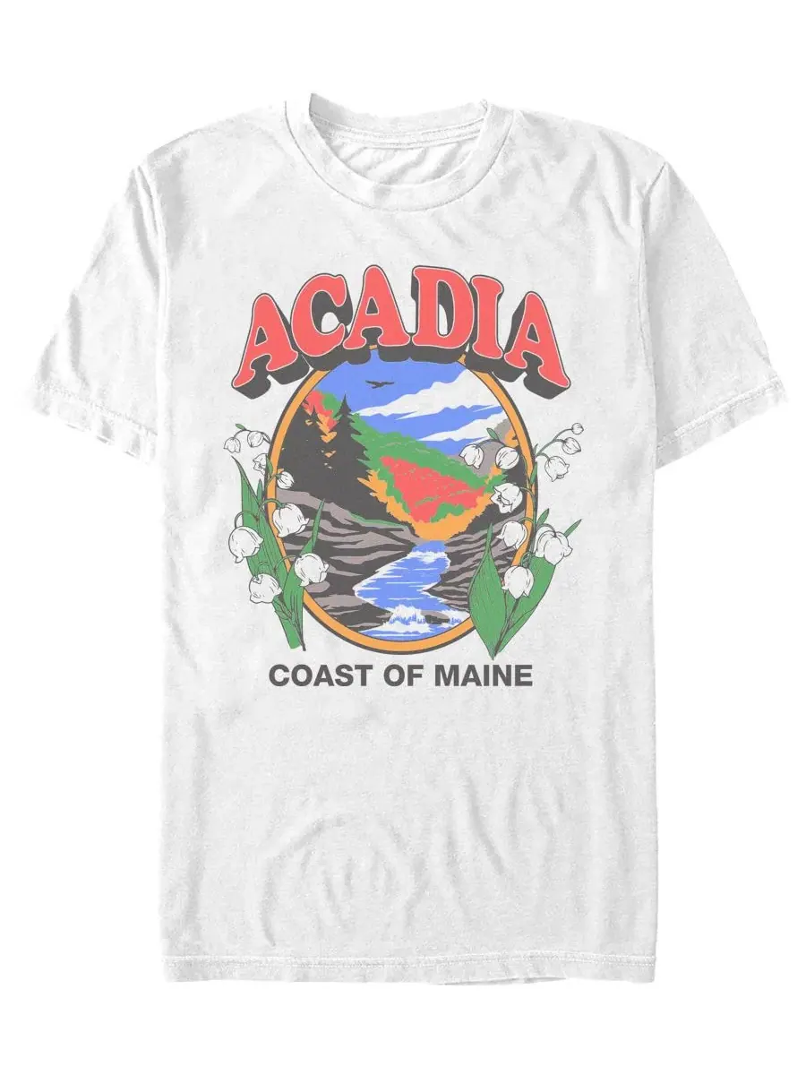 Футболка с принтом Coastal Maine Fifth Sun — изображение 1 из 3, белый