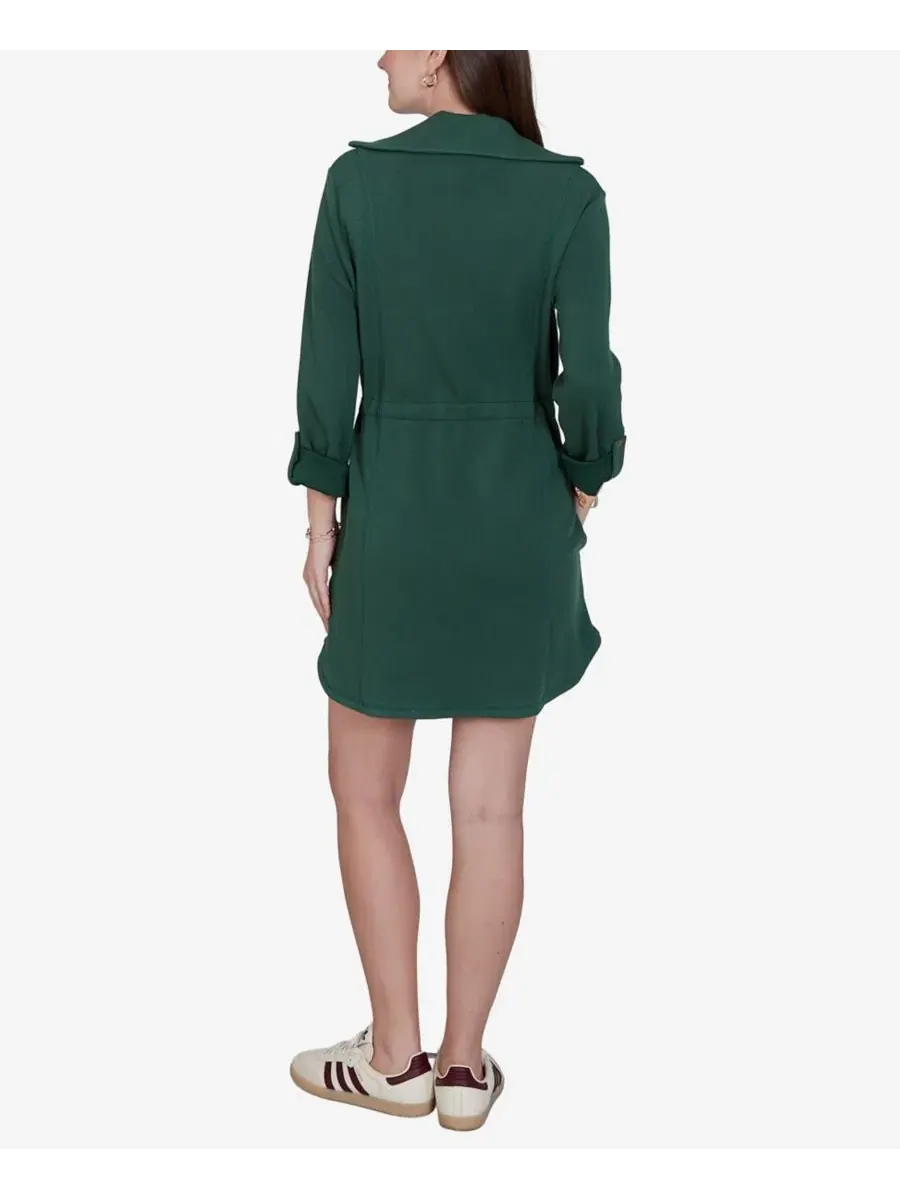 Платье с завязкой на талии и отделкой полосками Petite Stripe Trim Drawstring Waist Dress Ruby Rd. — изображение 5 из 5