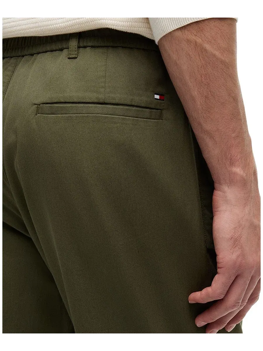 Брюки чинос с эластичным поясом Dover Regular-Fit Tommy Hilfiger, Dark Greenery — изображение 3 из 4