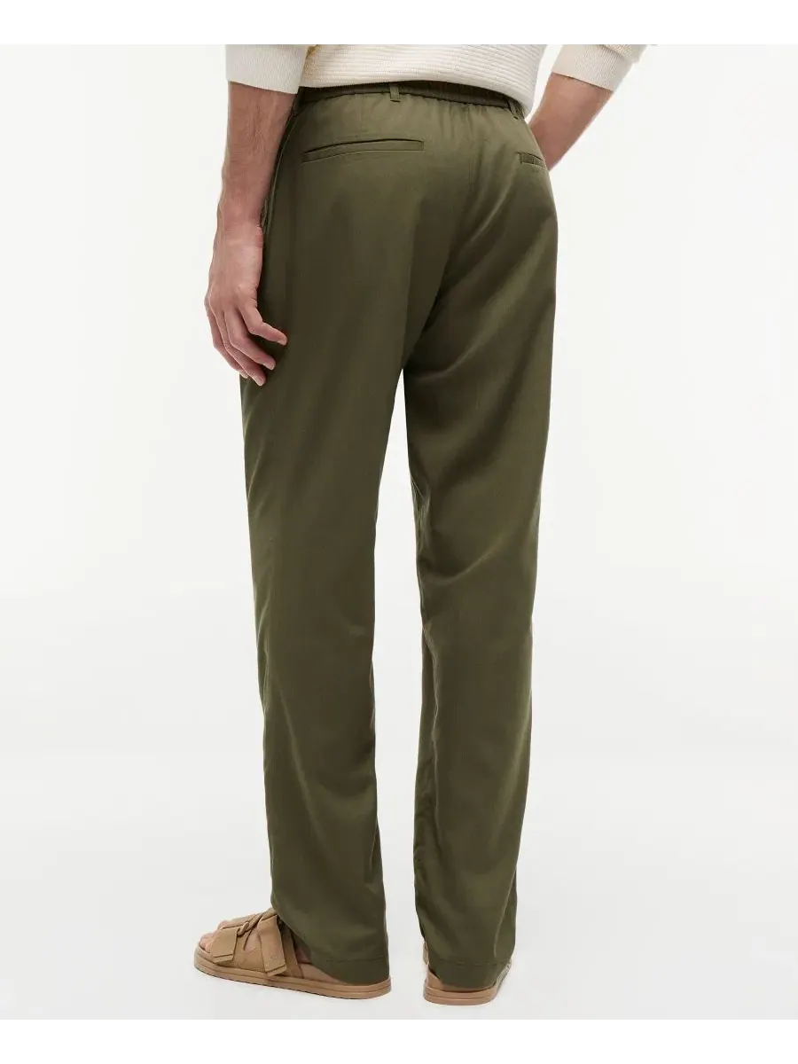 Брюки чинос с эластичным поясом Dover Regular-Fit Tommy Hilfiger, Dark Greenery — изображение 4 из 4