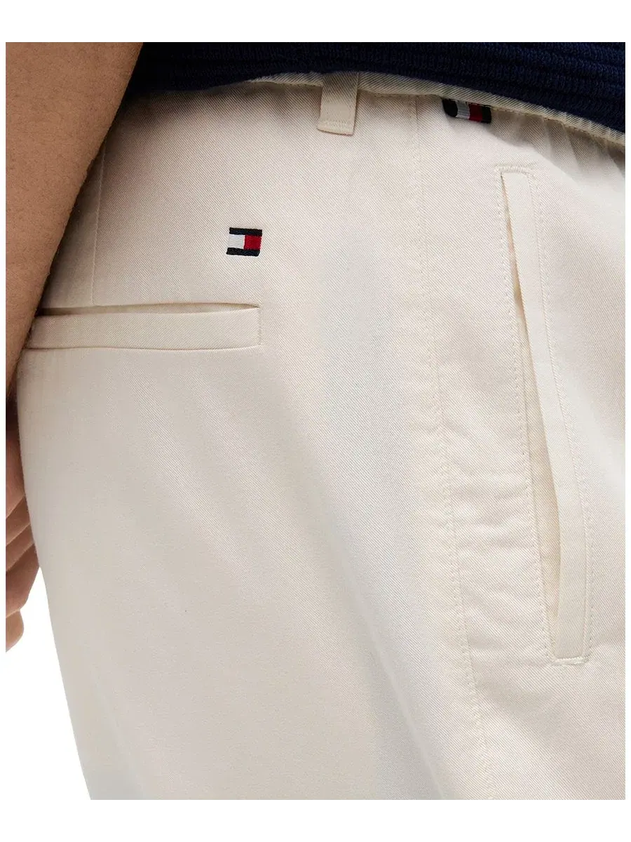 Брюки чинос с эластичным поясом, модель Dover Tommy Hilfiger — изображение 3 из 4, слоновая кость
