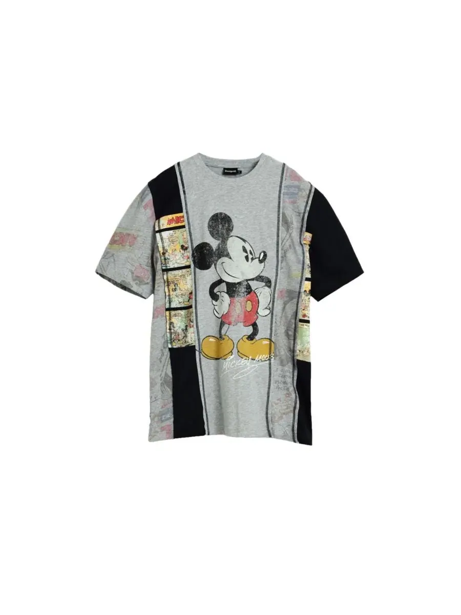 Футболка с принтом Mickey collage Desigual — изображение 5 из 5, темно-синий