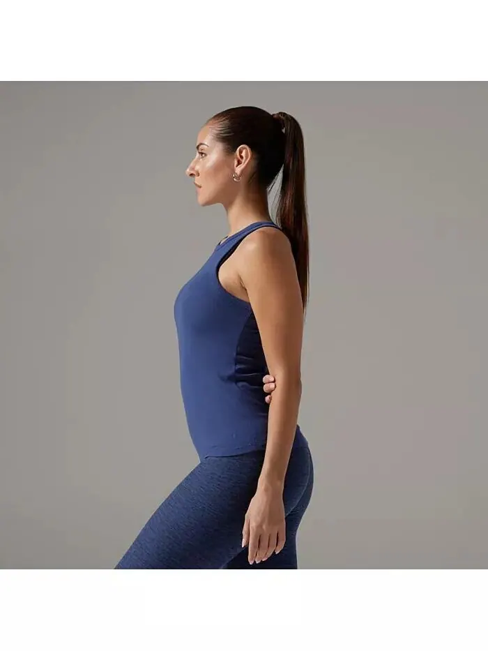 Женская майка Perfect Fit Rib Tavi — изображение 3 из 4, темно-синий