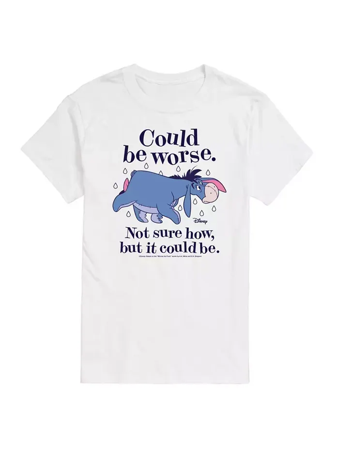 Футболка мужская с коротким рукавом Hybrid Apparel Could Be Worse Eeyore AIRWAVES — изображение 6 из 6, приглушенный