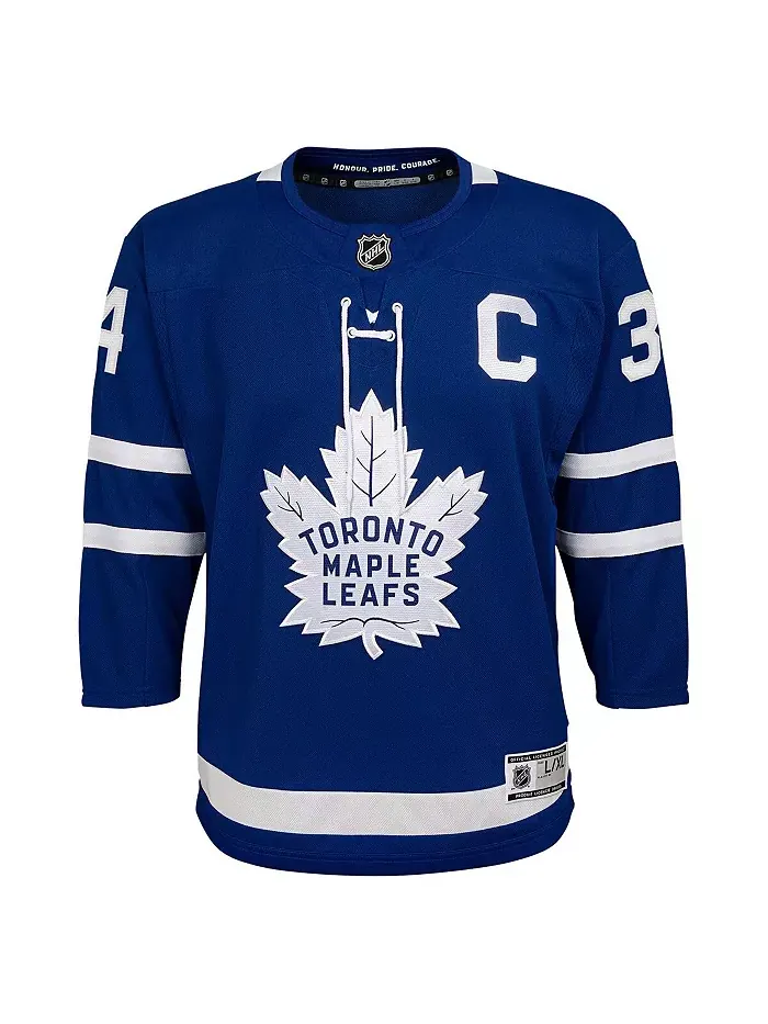Домашняя игровая джерси Toronto Maple Leafs для старших мальчиков и девочек Auston Matthews — изображение 3 из 3, синий