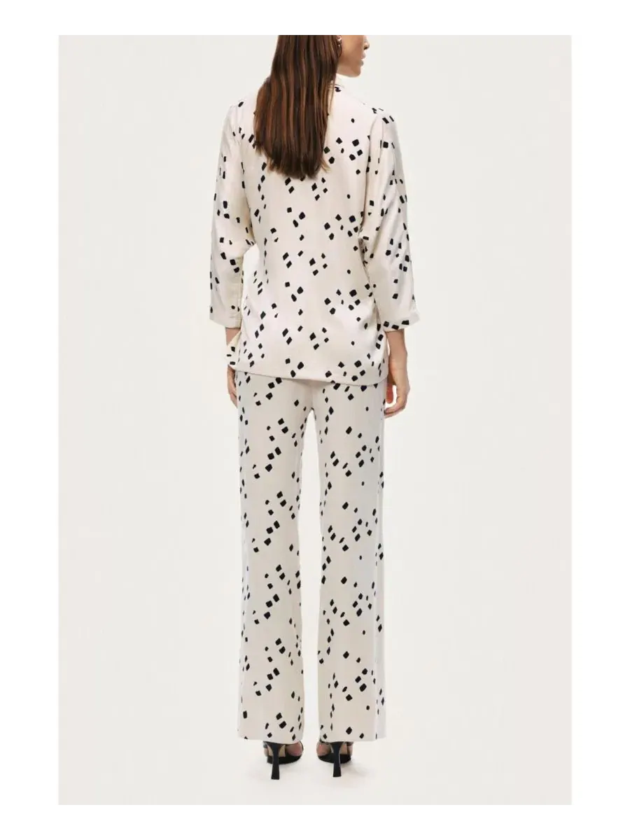 Женский жакет-кимоно с принтом, модель Printed Wrap Jacket NOCTURNE — изображение 4 из 7, мульти