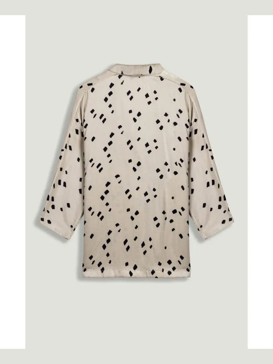 Женский жакет-кимоно с принтом, модель Printed Wrap Jacket NOCTURNE — изображение 7 из 7, мульти